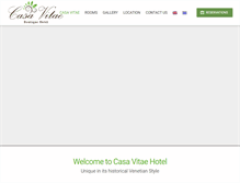 Tablet Screenshot of casa-vitae.gr